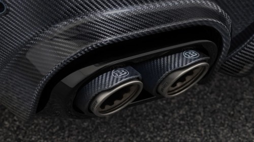 BRABUS KOŃCÓWKI UKŁADU WYDECHOWEGO TYTAN CARBON MERCEDES GLS 63 AMG X167