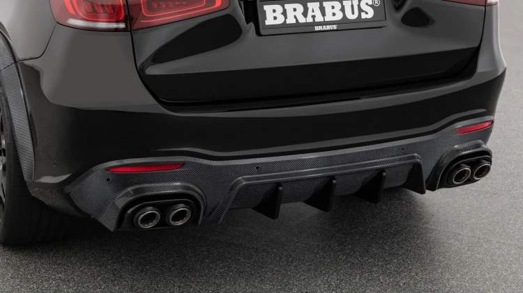BRABUS KOŃCÓWKI UKŁADU WYDECHOWEGO TYTAN CARBON MERCEDES GLS 63 AMG X167