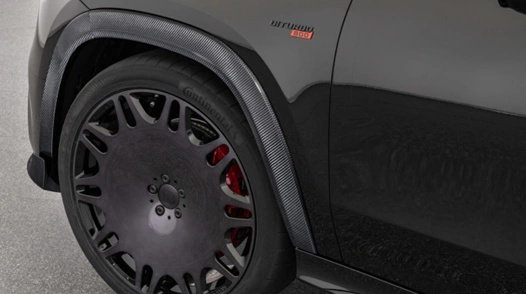BRABUS NAKŁADKI NA BŁOTNIKI CARBON MERCEDES GLS 63 AMG X167