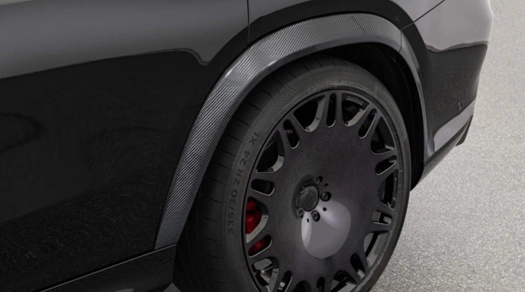 BRABUS NAKŁADKI NA BŁOTNIKI CARBON MERCEDES GLS 63 AMG X167