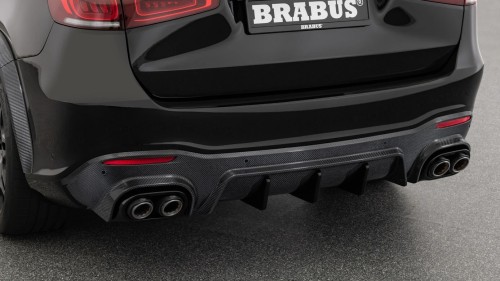 BRABUS DYFUZOR ZDERZAKA TYLNEGO CARBON MERCEDES GLS 63 AMG X167