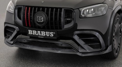 BRABUS DOKŁADKA ZDERZAKA Z CARBONU MERCEDES GLS 63 AMG X167