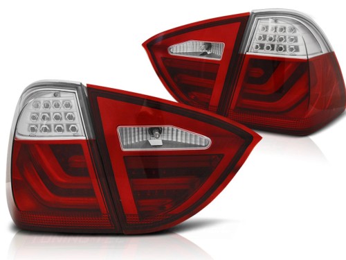 LAMPY TYLNE LED RED WHIE BMW SERII 3 E91 05-08