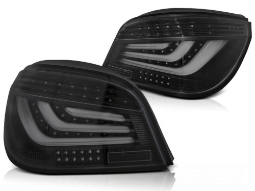 LAMPY TYLNE LED BLACK BMW SERII 5 E60 07.03-02.07