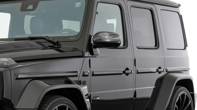 BRABUS LISTWY OZDOBNE Z CARBONU NA BOK AUTA 10 CZĘŚCI MERCEDES G KLASA W465