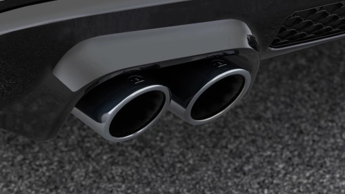 BRABUS KOŃCÓWKI WYDECHU DO DYFUZORA MERCEDES S KLASA W223 Z PAKIETEM AMG