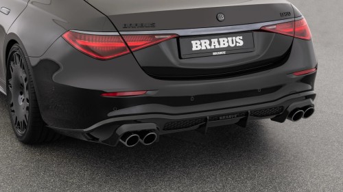 BRABUS DYFUZOR KOŃCÓWKI MERCEDES S KLASA W223 Z PAKIETEM AMG