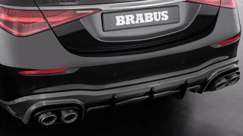BRABUS DYFUZOR Z KOŃCÓWKAMI CARBON MERCEDES S-KLASA S63 AMG W223