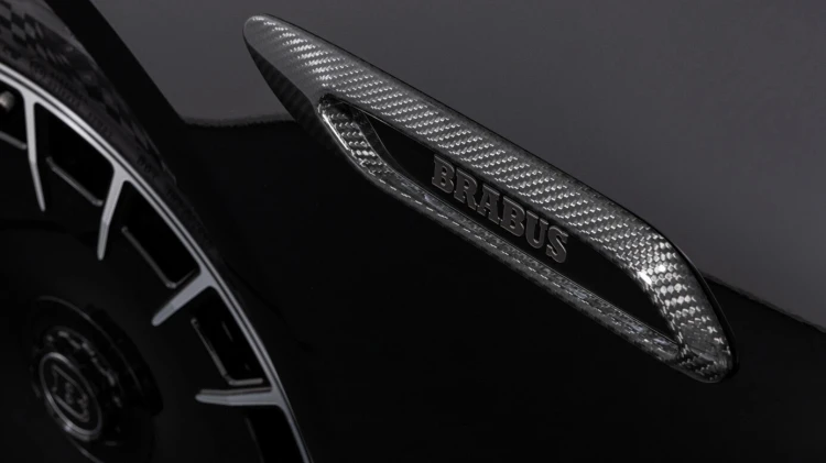 BRABUS WSTAWKI SPOILERY NAKŁADKI BŁOTNIKÓW CARBON MERCEDES S63 AMG W223