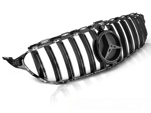 GRILL ATRAPA PANAMERICANA GLOSSY BLACK MERCEDES C KLASA W205 14-18