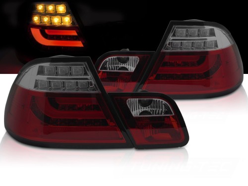 LAMPY TYLNE RED SMOKE LED BMW E46 03-06 COUPE CABRIO
