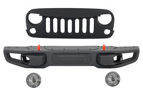 METALOWY PRZEDNI ZDERZAK GRIILL JEEP WRANGLER RUBICON JK (2007-2017)