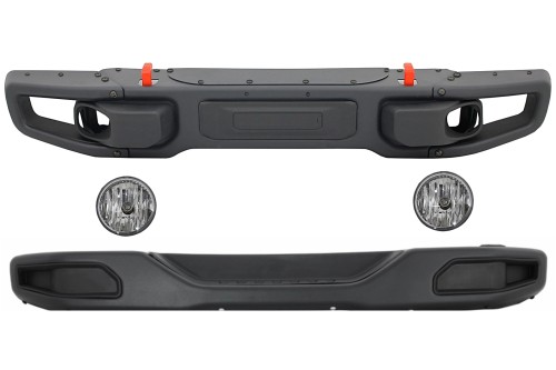ZDERZAK PRZEDNI TYLNY JEEP WRANGLER RUBICON JK (07-17) HARD ROCK STYLE
