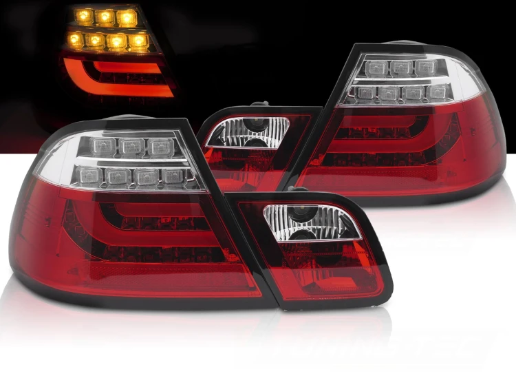 LAMPY TYLNE LED RED BMW SERII 3 E46 03-06 COUPE/CABRIO