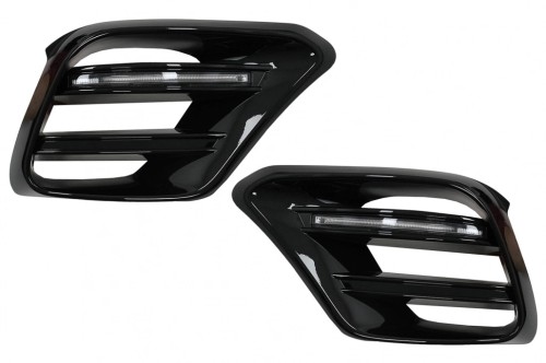 KRATKI PRZEDNIEGO ZDERZAKA + LED MERCEDES S KLASA W223 20-26 B-DESIGN