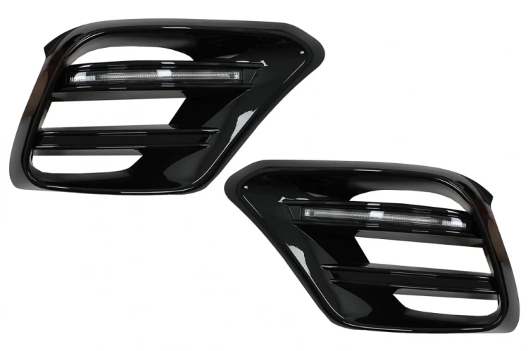 KRATKI PRZEDNIEGO ZDERZAKA + LED MERCEDES S KLASA W223 20-26 B-DESIGN