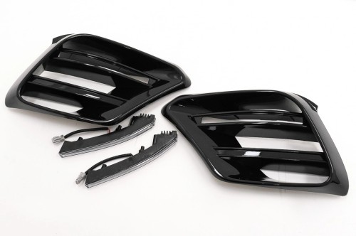 KRATKI PRZEDNIEGO ZDERZAKA + LED MERCEDES S KLASA W223 20-26 B-DESIGN