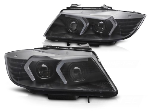 LAMPY PRZEDNIE XENON LED BLACK BMW E90 / E91 LCI 09-11