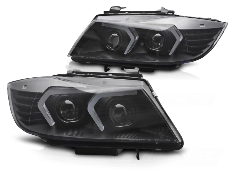 LAMPY PRZEDNIE XENON LED BLACK BMW E90 / E91 LCI 09-11