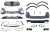 BODY KIT ZDERZAK PRZEDNI TYLNY MERCEDES GLE W167 SUV (2024+) GLE53 LOOK