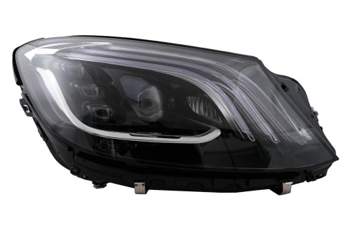 LAMPY PRZEDNIE LED CZARNE MERCEDES KLASY S W222 (2013-2020)