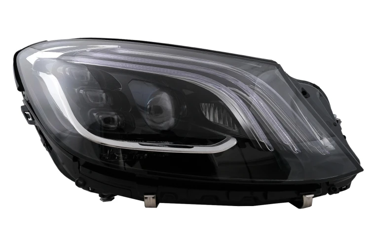 LAMPY PRZEDNIE LED CZARNE MERCEDES KLASY S W222 (2013-2020)