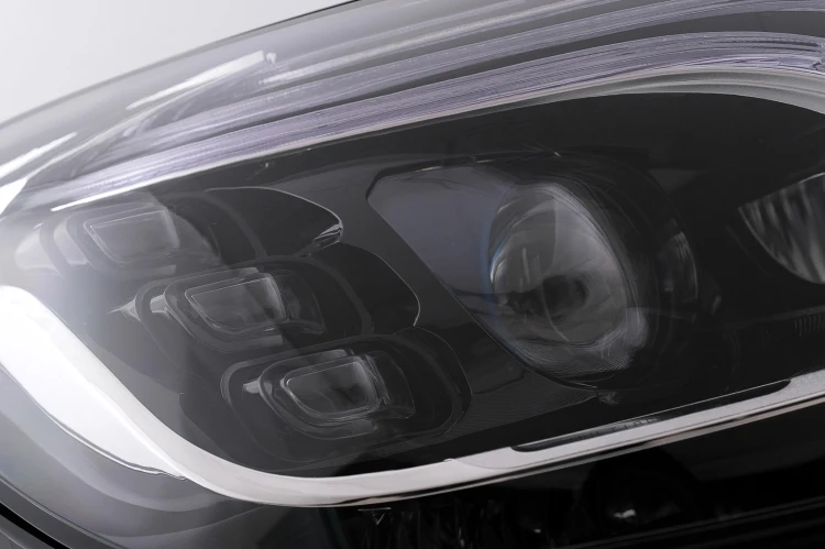 LAMPY PRZEDNIE LED CZARNE MERCEDES KLASY S W222 (2013-2020)