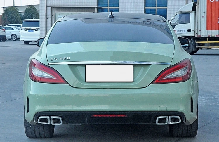 DYFUZOR ZDERZAKA TYLNEGO MERCEDES AMG CLS SEDAN W218 11-17 CZARNY MAT CLS63