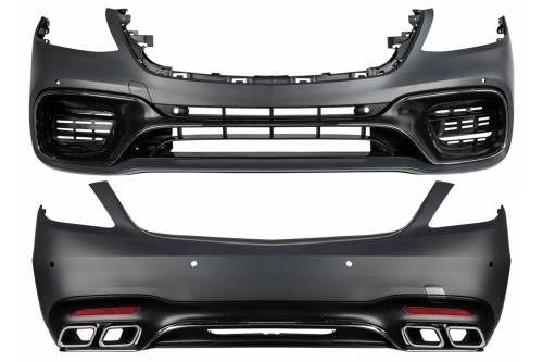 BODY KIT ZDERZAK PRZEDNI TYLNY S KLASA W222 (2013-08.2020) S63 LOOK