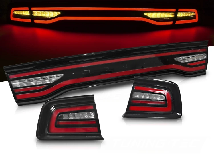 LAMPY TYLNE FULL LED TAIL LIGHTS SEQ DODGE CHARGER 11-14