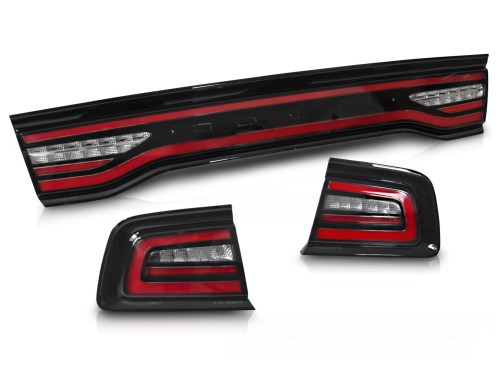 LAMPY TYLNE FULL LED TAIL LIGHTS SEQ DODGE CHARGER 11-14