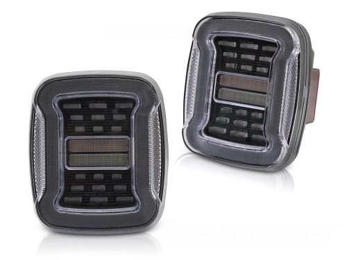 LAMPY TYLNE JEEP WRANGLER YJ 91-96 / TJ 96-06 WHITE LED