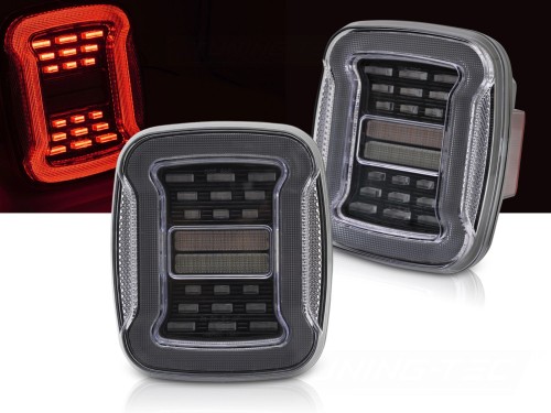 LAMPY TYLNE JEEP WRANGLER YJ 91-96 / TJ 96-06 WHITE LED