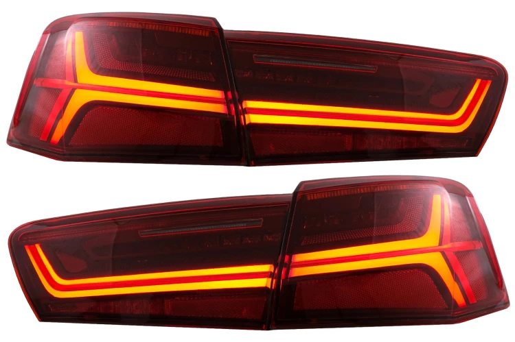 LAMPY TYLNE LED AUDI A6 4G C7 SEDAN (2011-2014) SMOKE