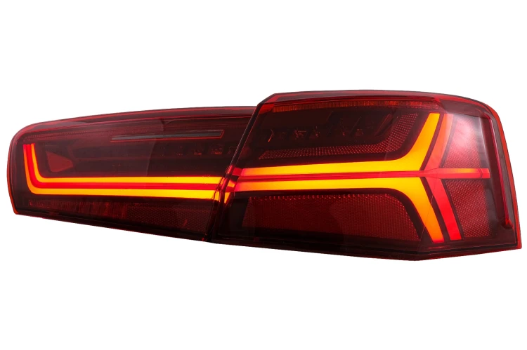 LAMPY TYLNE LED AUDI A6 4G C7 SEDAN (2011-2014) SMOKE
