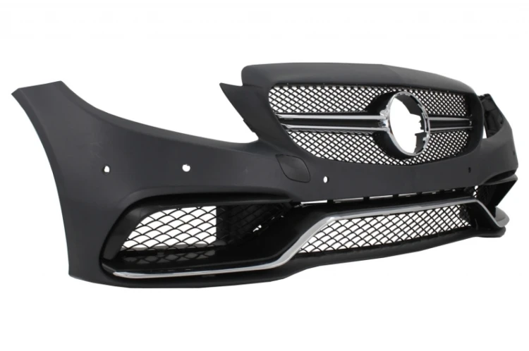 ZDERZAK PRZÓD DYFUZOR KOŃCÓWKI MERCEDES C KLASA W205 S205 14-18 C63 DESIGN