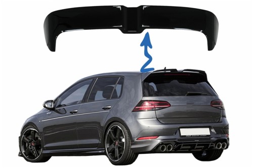 SPOILER DACHOWY VW GOLF 7 VII 12-17 GTI OETTINGER DESIGN CZARNY POŁYSK