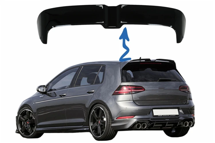 SPOILER DACHOWY VW GOLF 7 VII 12-17 GTI OETTINGER DESIGN CZARNY POŁYSK