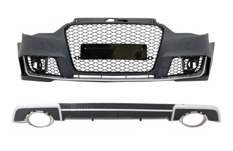 BODY KIT ZDERZAK PRZEDNI DYFUZOR AUDI A3 8V SEDAN CABRIO (12-15) RS3 LOOK