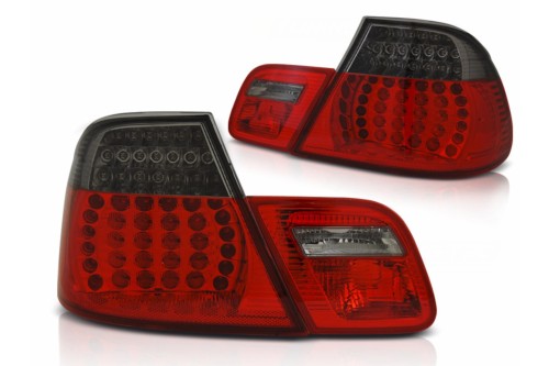 TYLNE LAMPY LED BMW 3 SERII E46 COUPE 2D 03-05 RED SMOKE