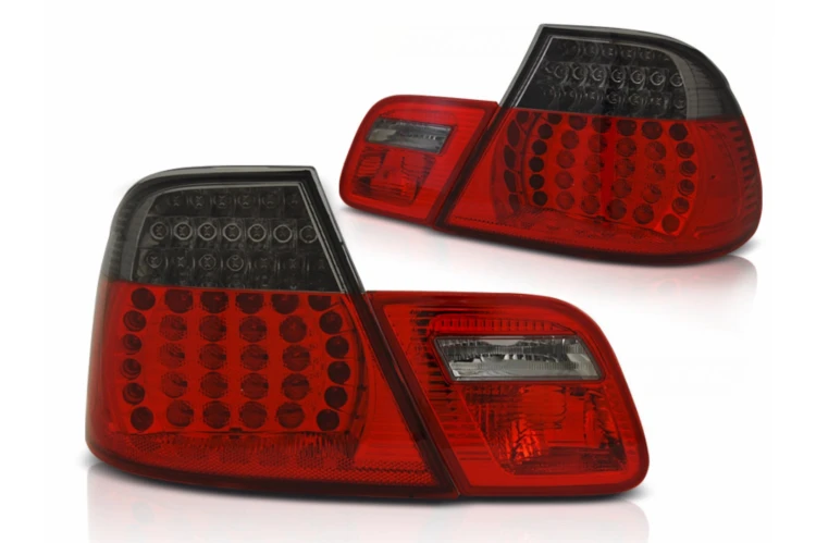 TYLNE LAMPY LED BMW 3 SERII E46 COUPE 2D 03-05 RED SMOKE