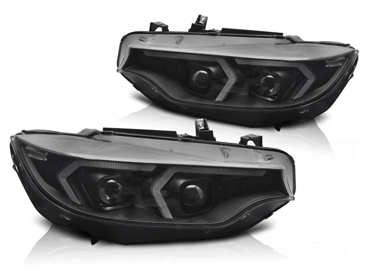 LAMPY PRZEDNIE XENON LED BLACK BMW F32/F33 13-17
