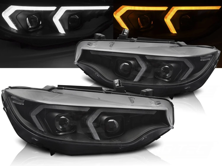 LAMPY PRZEDNIE XENON LED BLACK BMW F32/F33 13-17