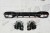 DYFUZOR TYLNEGO ZDERZAKA Z KOŃCÓWKAMI WYDECHU CLA45 LOOK MERCEDES X118/C118