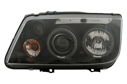 LAMPY PRZEDNIE REFLEKTORY ANGEL EYES VW BORA 09.1998-07.2005 BLACK