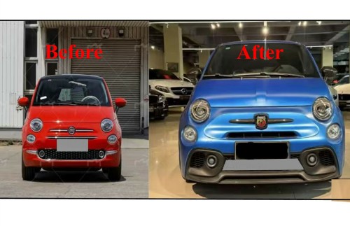 ZESTAW ZDERZAKÓW BODYKIT FIAT 500 LIFT (2016-2024)