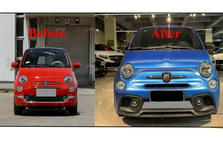 ZESTAW ZDERZAKÓW BODYKIT FIAT 500 LIFT (2016-2024)