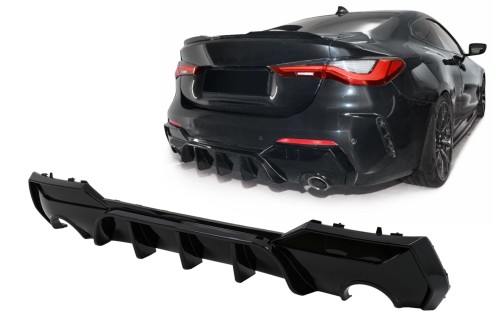 DYFUZOR ZDERZAKA BMW SERII 4 G22 G23 (2020+) PIANO BLACK