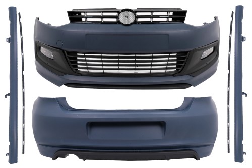 ZESTAW ZDERZAKÓW BODY KIT VW POLO 6 (2009-2017) R-LINE LOOK