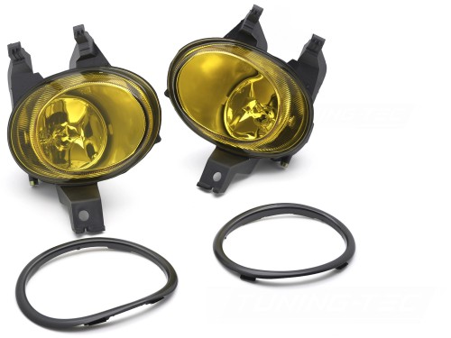 LAMPY PRZECIWMGIELNE HALOGENY YELLOW PEUGEOT 206 98-07 / 206 CC 98-07